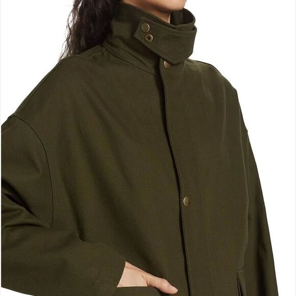 NWT Nili Lotan Gaspard Jacket Army Green - Picture 7 of 8